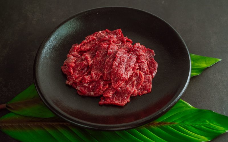 Korean style beef tartare, sogogi yukhoe